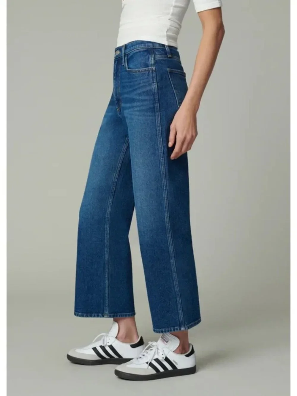 Joe's Jeans Womens The Blake High Rise Wide Leg Crop Size 28 NEW - Picture 3 of 3